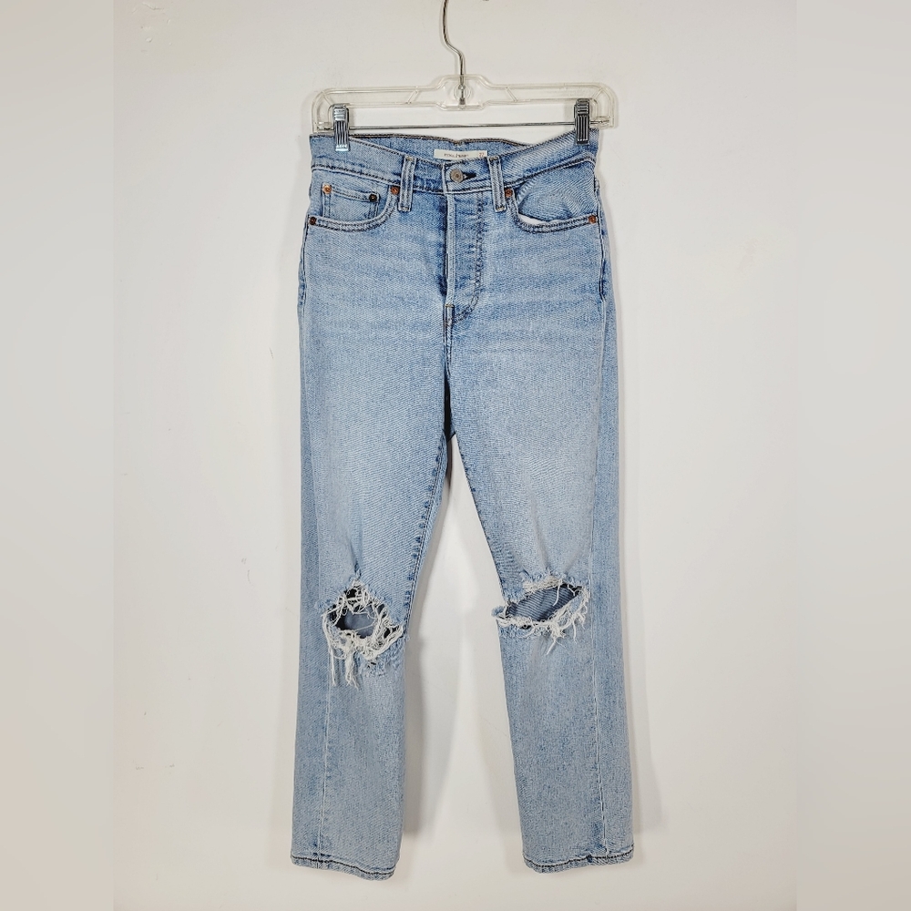 LEVI'S WEDGIE STRAIGHT JEANS, SIZE 27